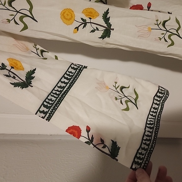 RHODE Floral Embroidered Kimono - White, Yellow, Red, Green - Picture 5 of 5